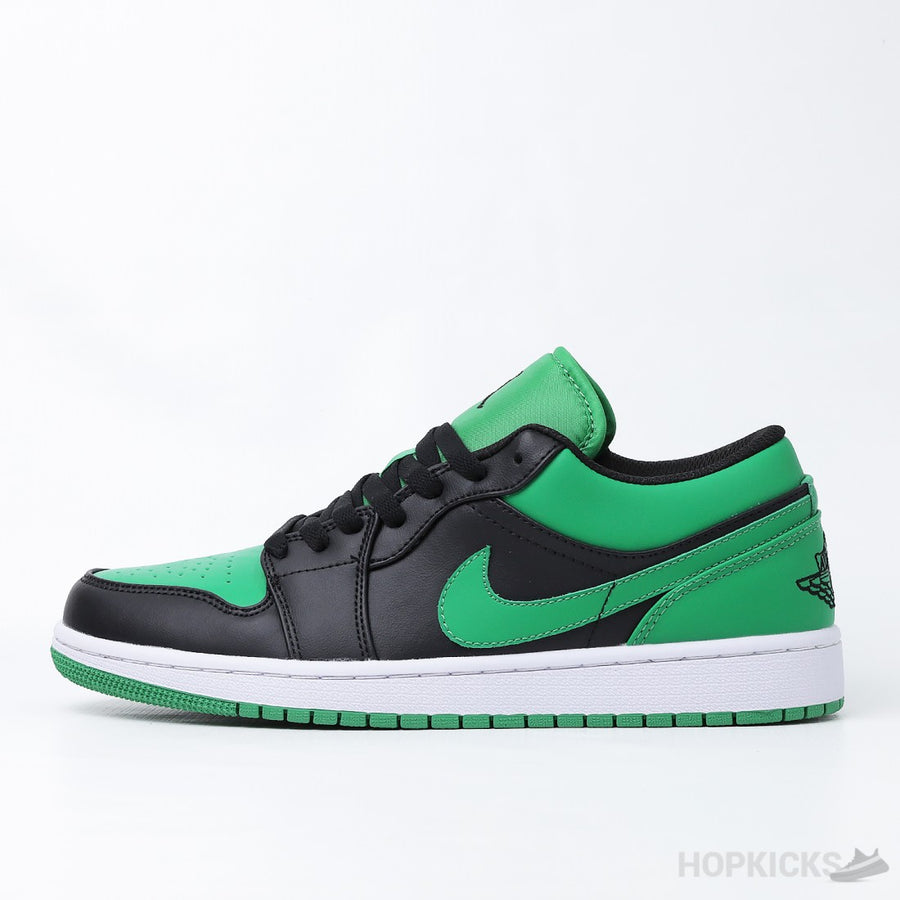 Jordan 1 Low 'Black Lucky Green' (Premium Plus Batch)