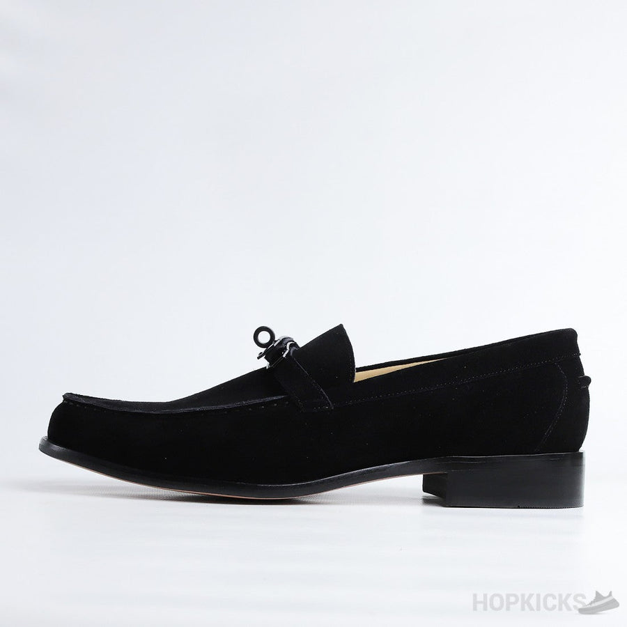 H.R.M.S Destin Suede Noir Loafer