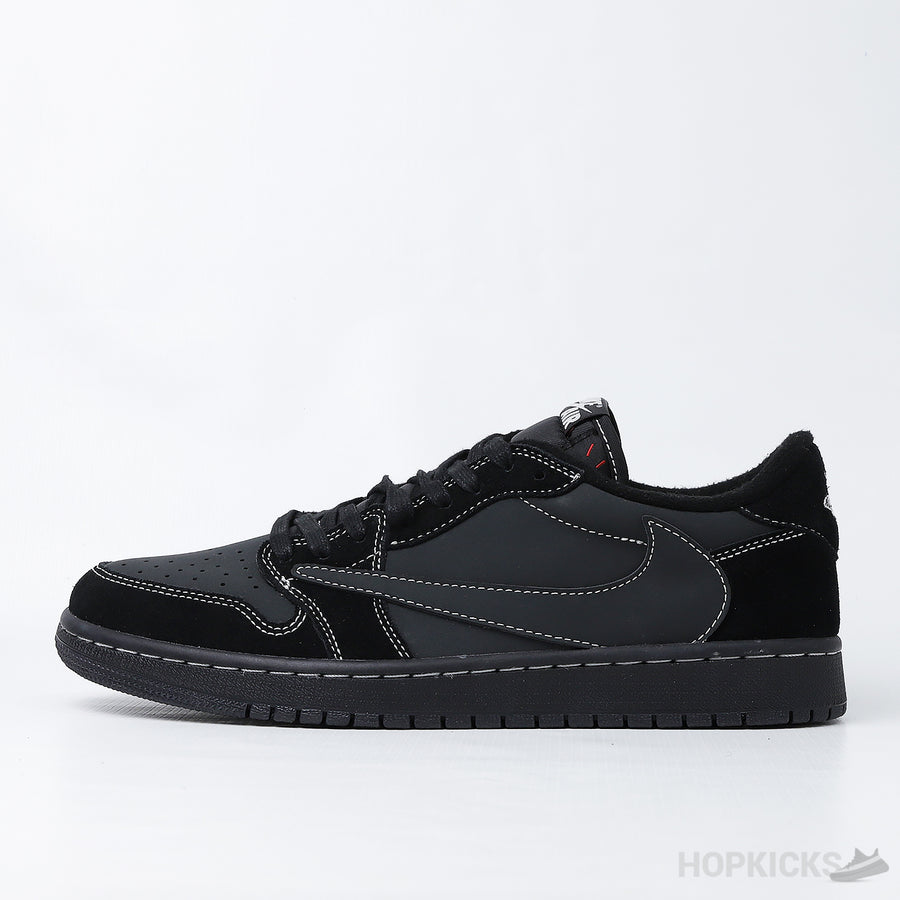 TS x Jordan 1 Low OG 'Black Phantom' (Dot Perfect)