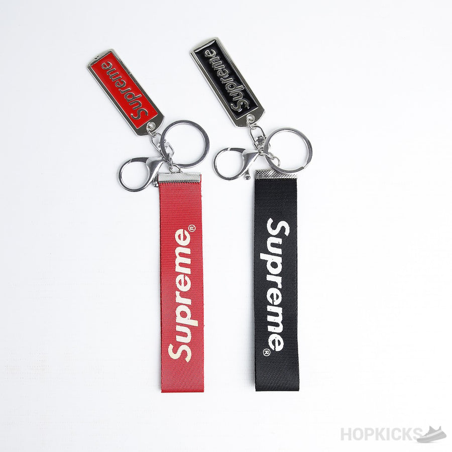 Brand New Iron Canvas Red Black SPRM Metal Keychain