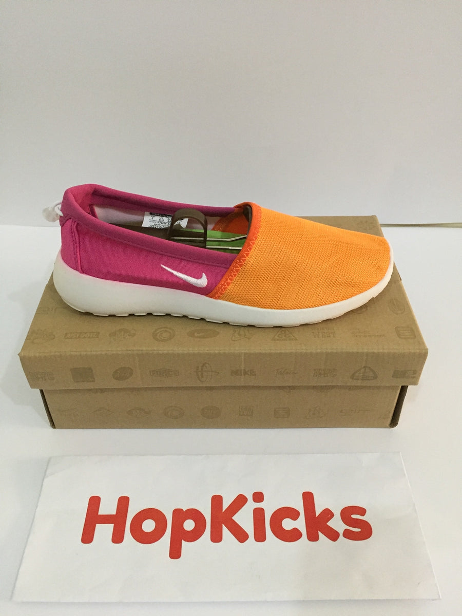 WOMEN NK ROSHE RUN SLIP - PINK/ORANGE