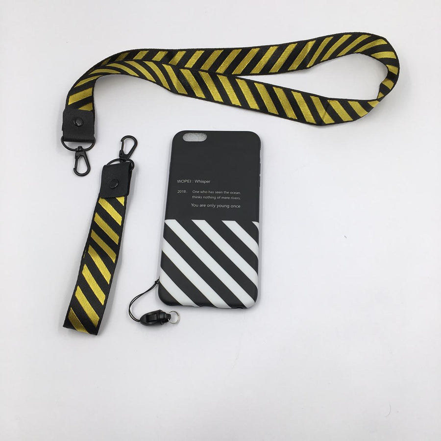 OW Black White Iphone Cover