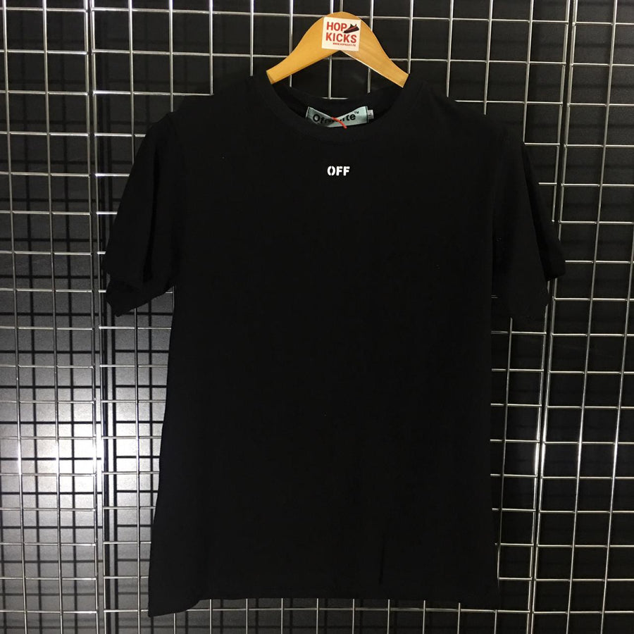 OW Leaves Tee Black