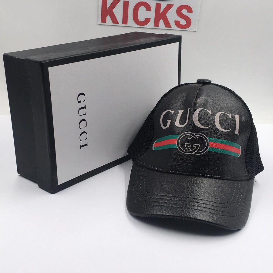 GG Vintage Logo Black Cap