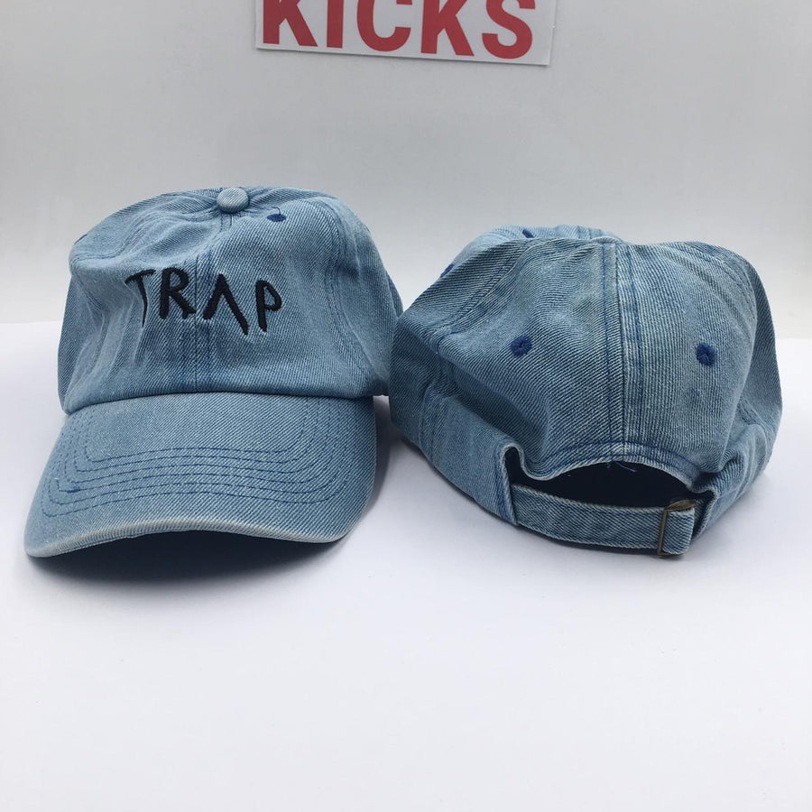TRAP Washed Denim Dad Hat