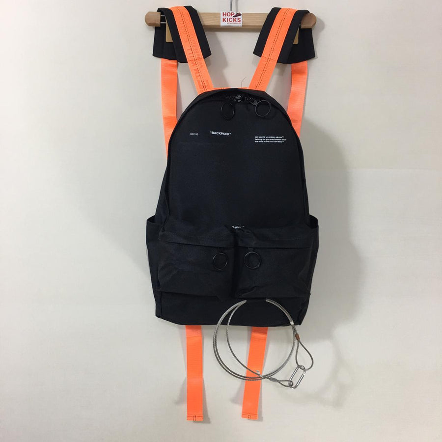 OW Orange Stripe Backpack