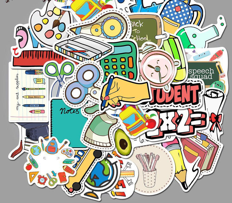 50 Pcs Classroom Waterproof Stickers