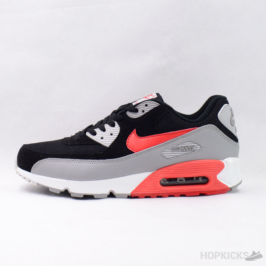 Air Max 90 Essential Grey Crimson