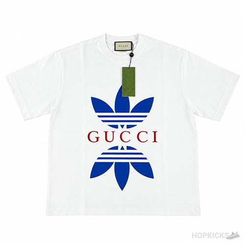 Adi x Gcc Trefoil Print White T-Shirt
