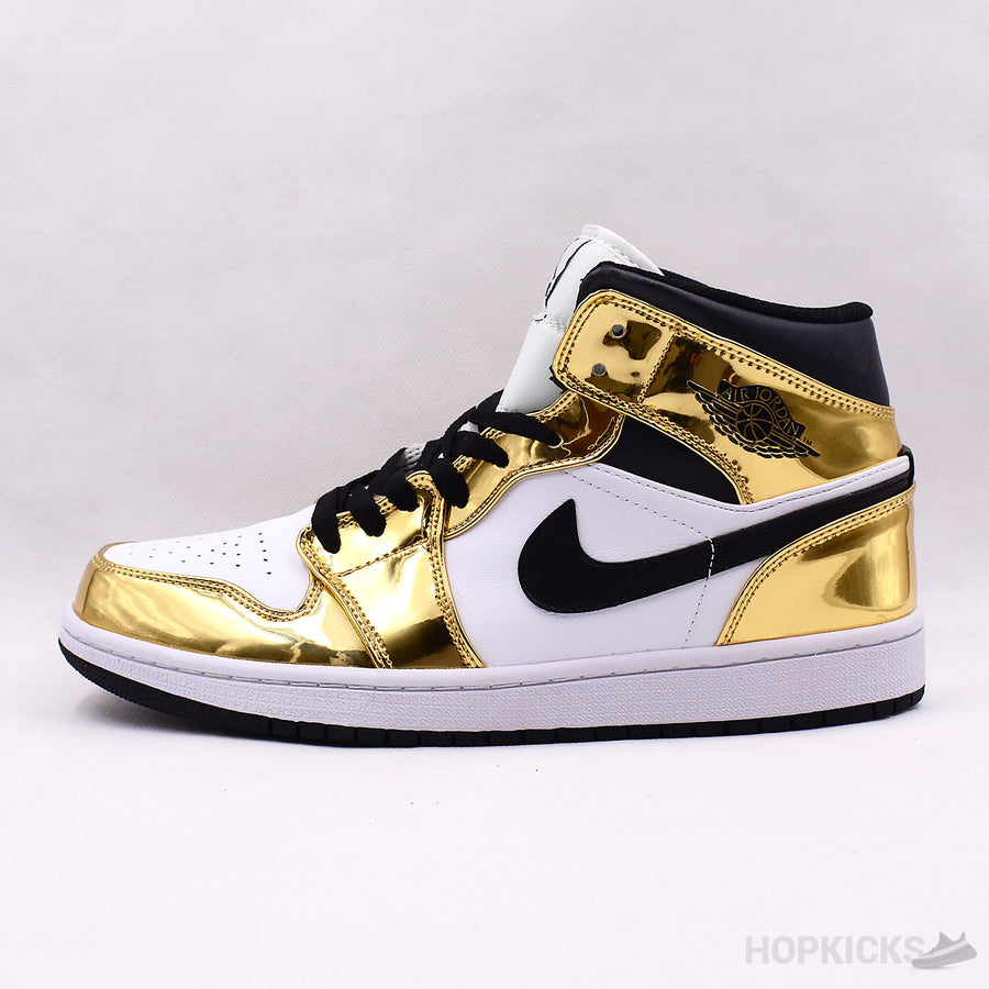 Jordan 1 Mid Metallic Gold