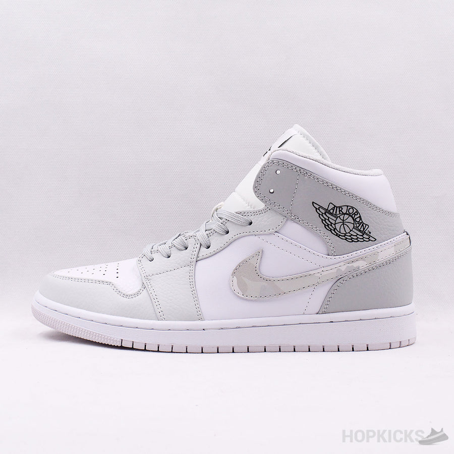 Jordan 1 Mid Grey Camo