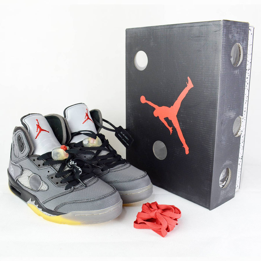 OW x Jordan 5 Retro Black