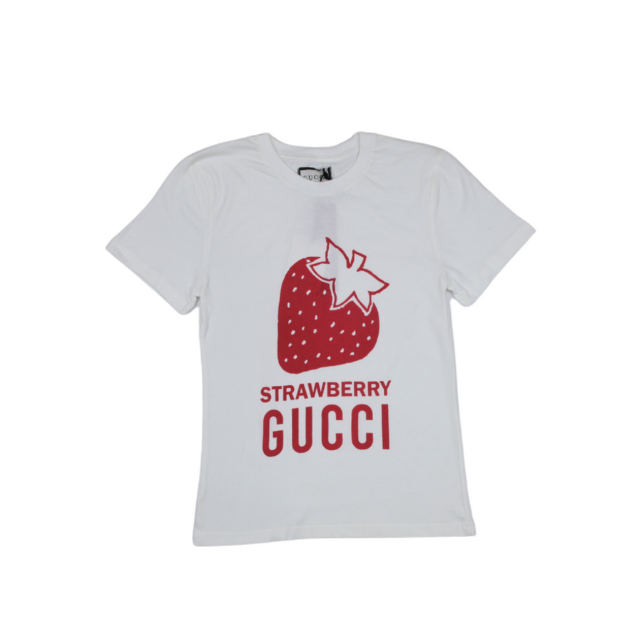 GCC X Strawberry White T-Shirt (Economy Batch)