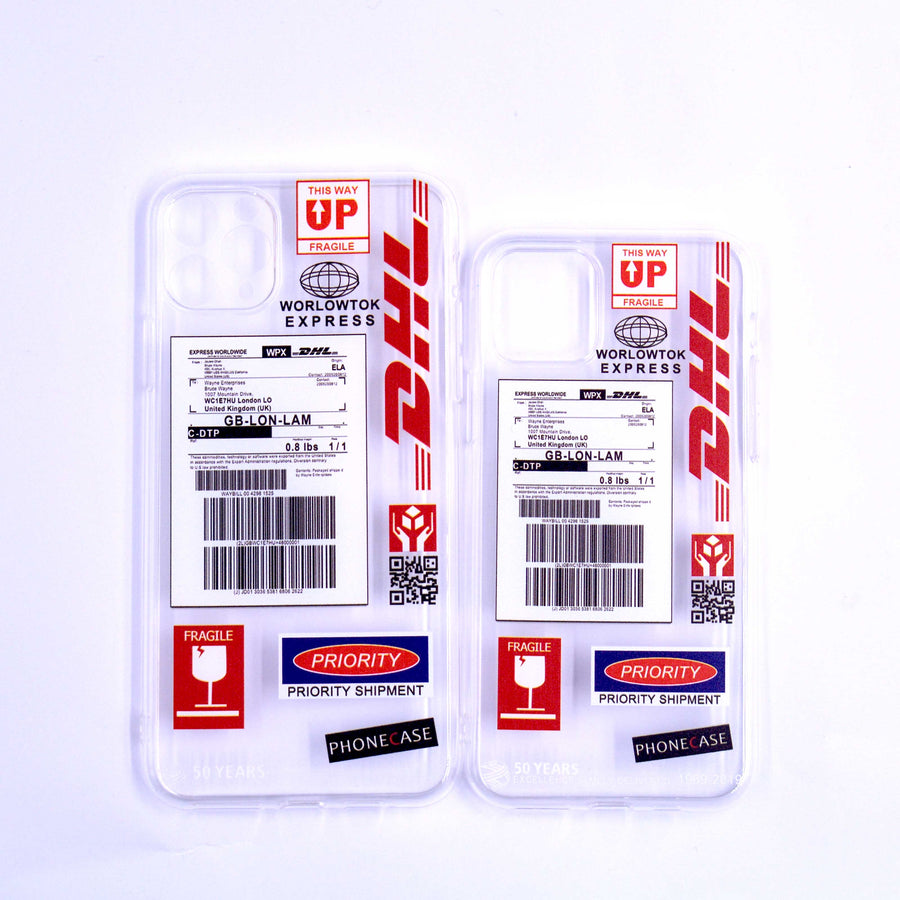 DHL 50th Anniversary Label Clear