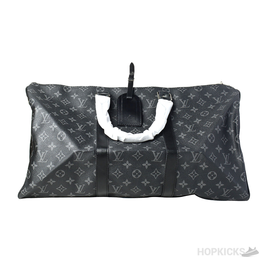 L*V Keepall Bandouliere Travel Bag Black