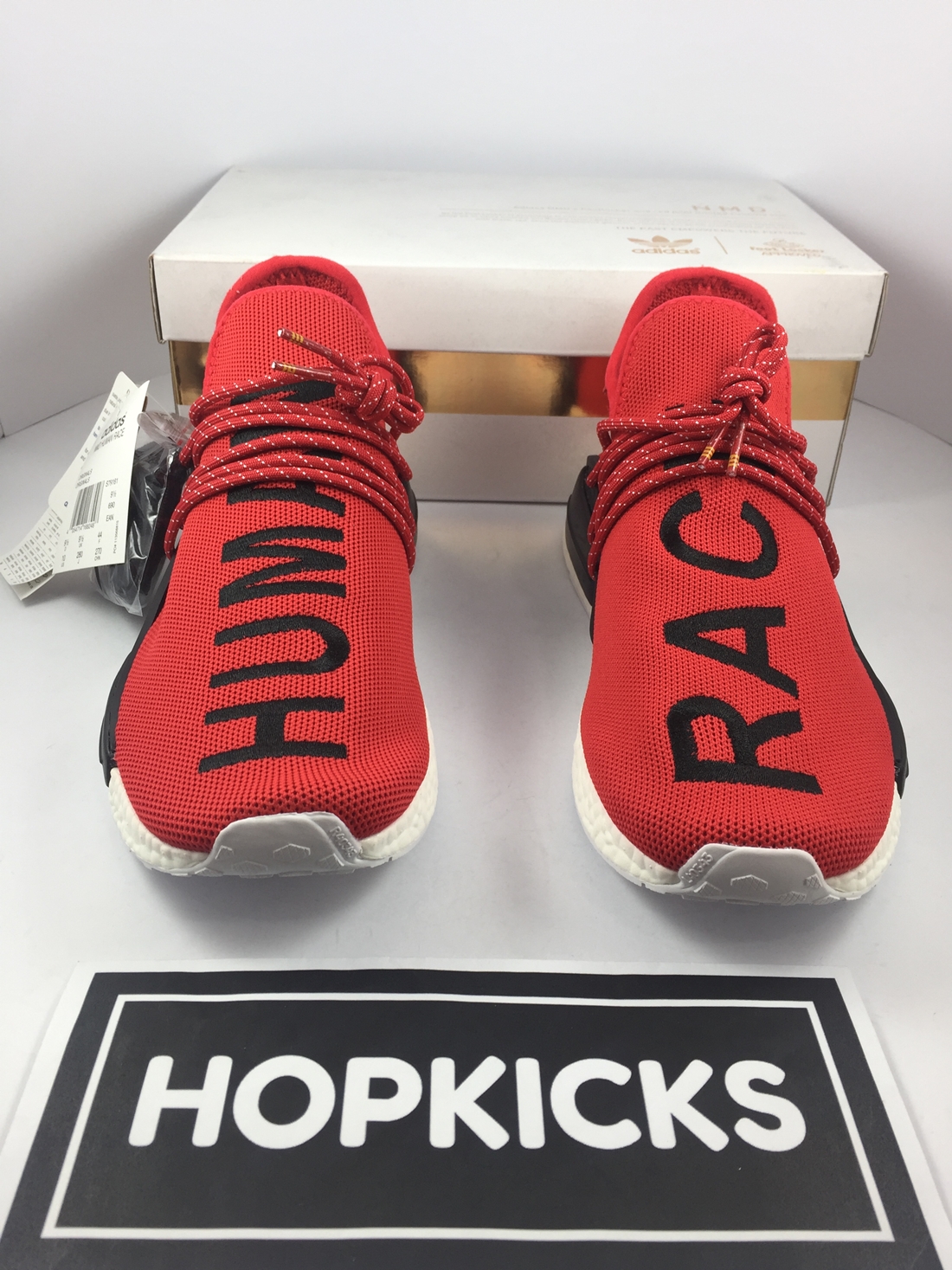 2018 Human Race Nmd Factory Real Boost Yellow Red Black