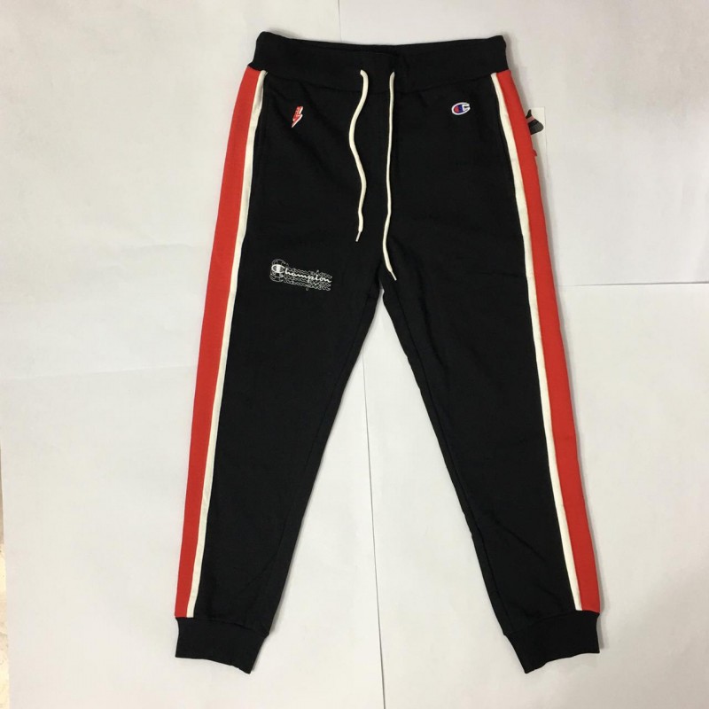 champion pants with stripe