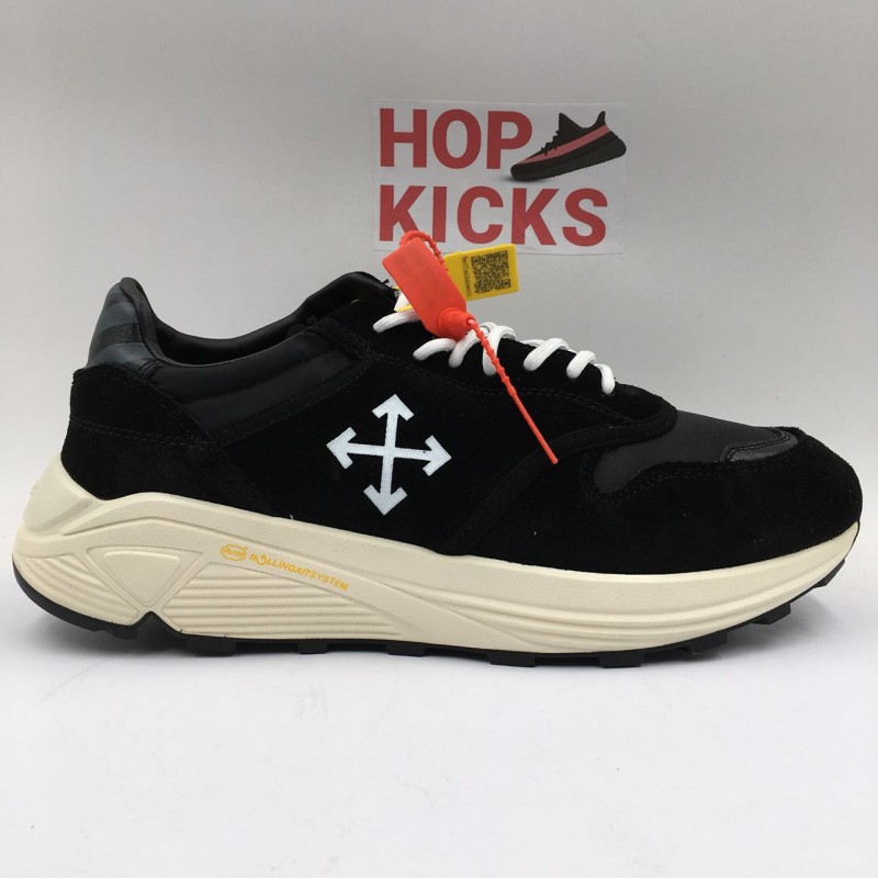 off white black jogger sneakers