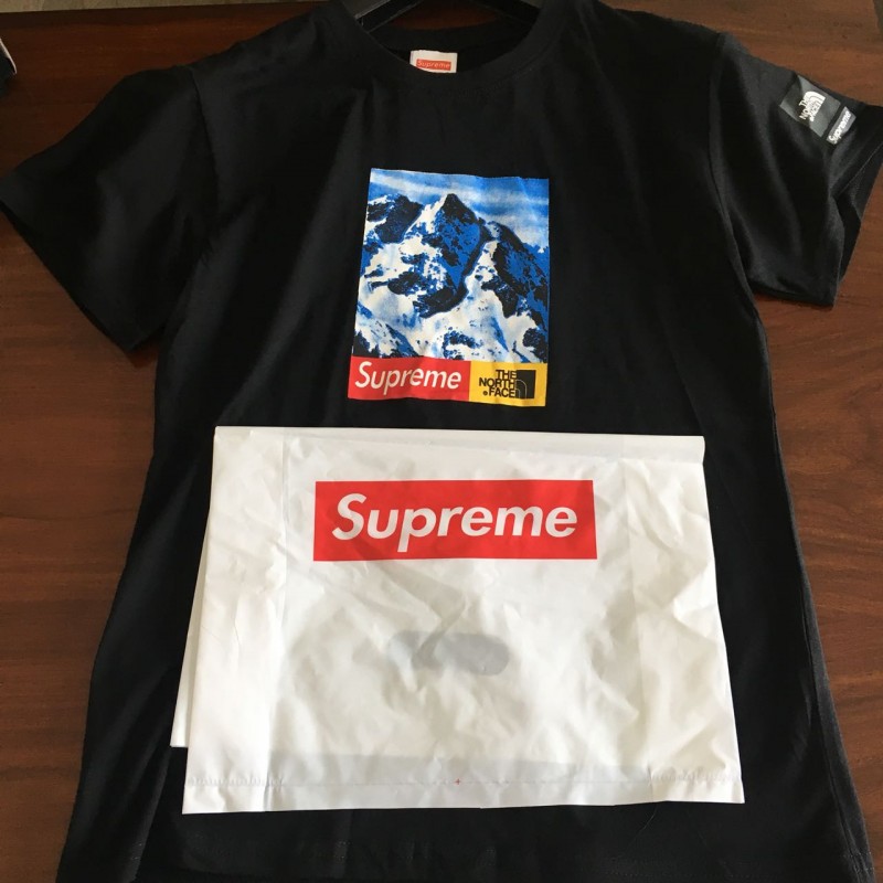 supreme north face t shirt 2018