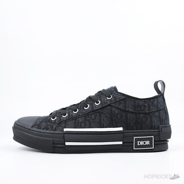 D.I.O.R Oblique Jacquard B23 Black Low-Top Sneaker