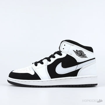 Jordan 1 Mid "Black and White" [Without Box]
