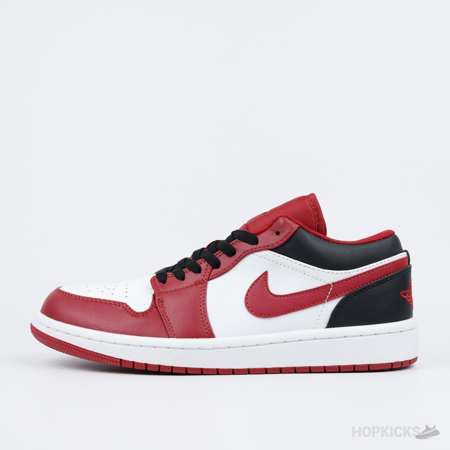 Jordan 1 Low 'Bulls' Gym Red White Black