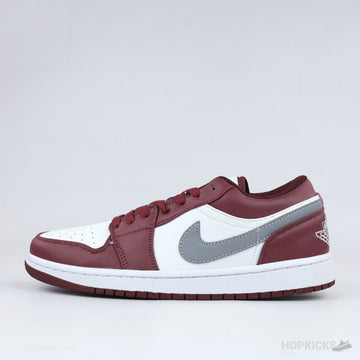 Jordan 1 Low White Bordeaux