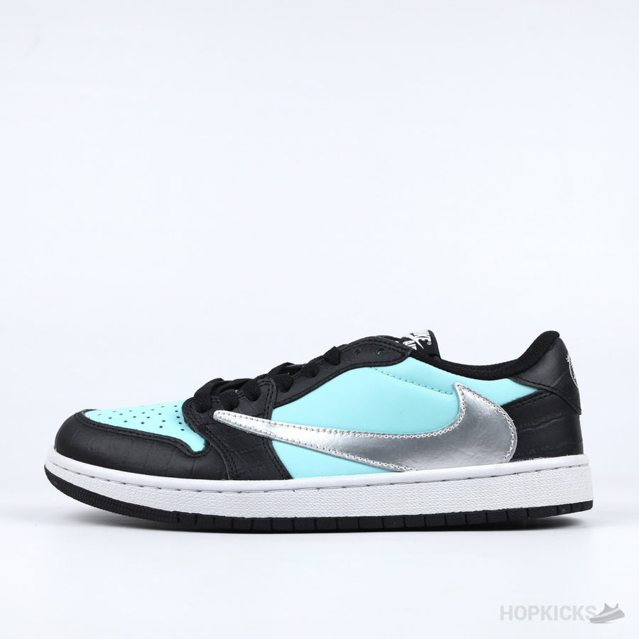 Jordan 1 Low Reversed Metallic Swoosh [Without Box]