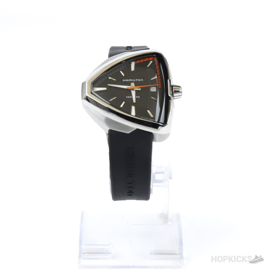 Hamilton Ventura Black Dial Shield-Shape Quartz Watch