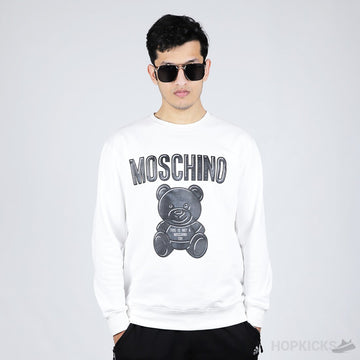 Moschino Teddy Bear Organic Cotton Sweatshirt