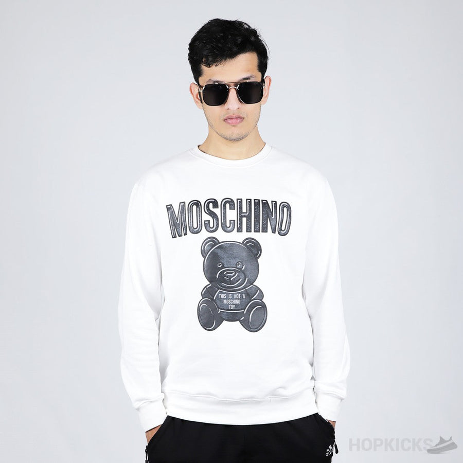 Moschino Teddy Bear Organic Cotton Sweatshirt