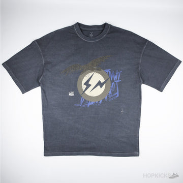 TS Cactus Jack For Fragment Create T-shirt Washed Black