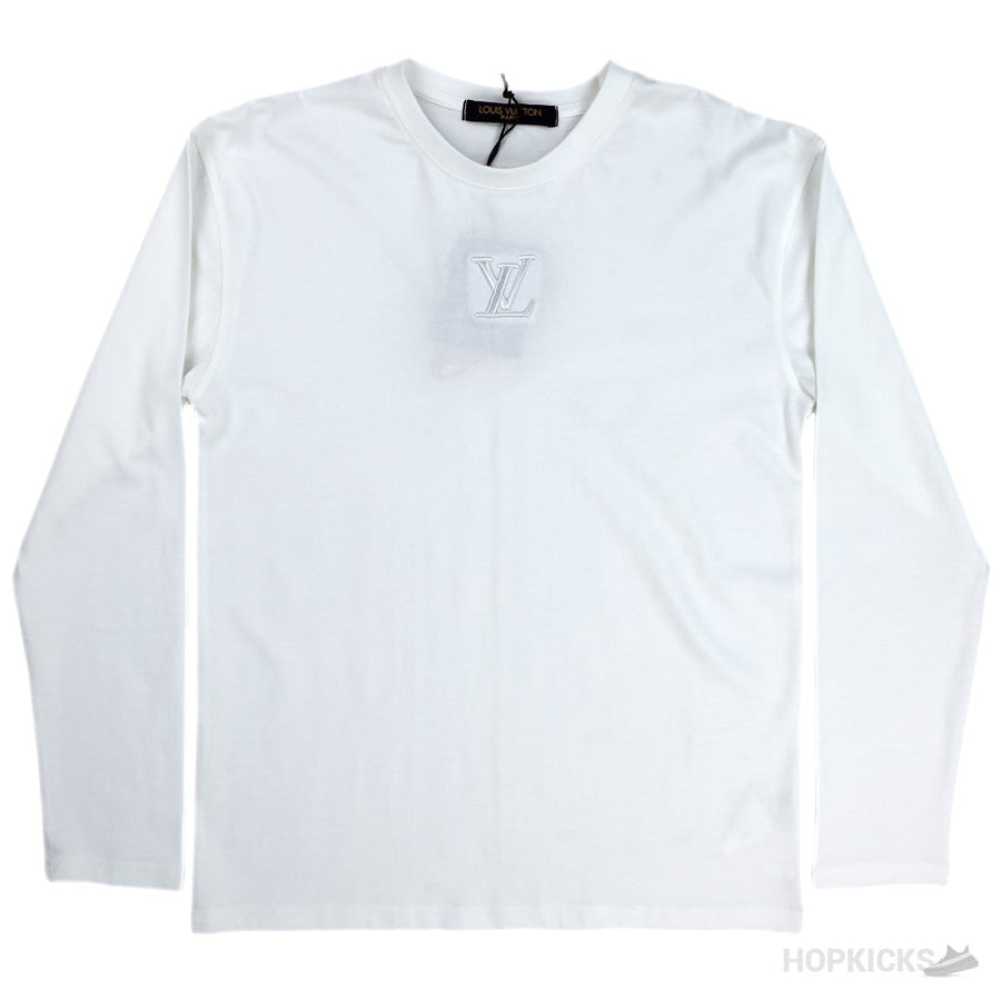 L.V Embossed L.V Long-Sleeved T-Shirt