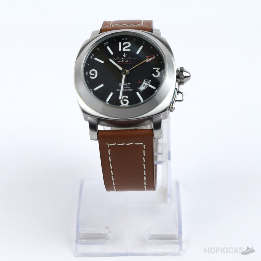 Radianttons Dual Time Diver Style Watch with Black Dial
