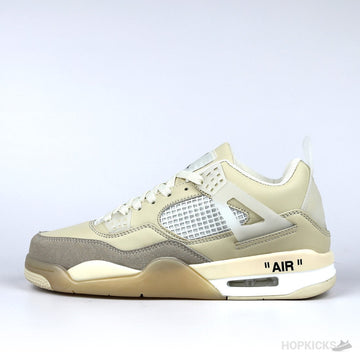 Off-White x Air Jordan 4 'Sail'