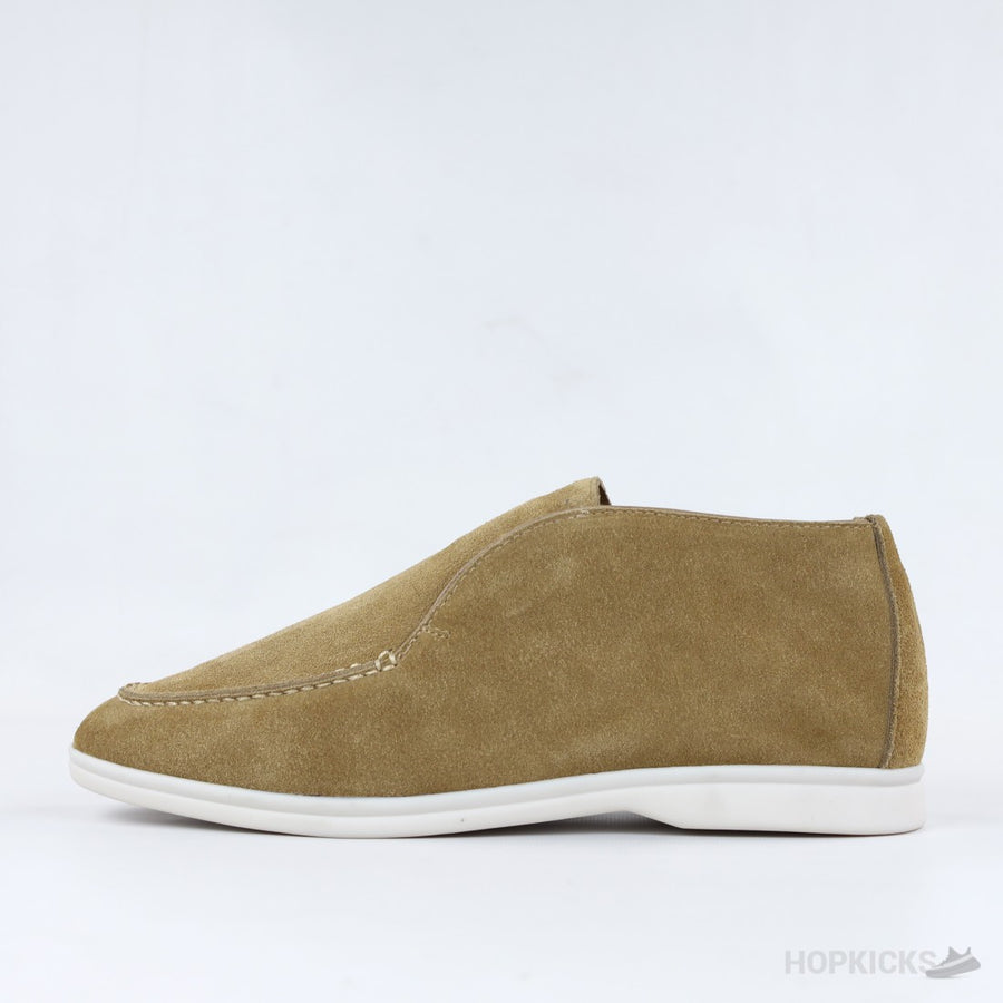 LP Open Walk Suede Ankle Boots - Beige/Sand
