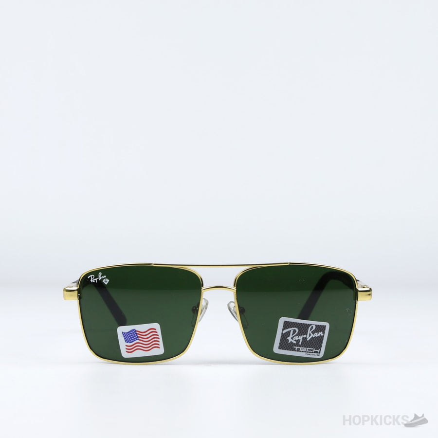 Ray-Ban Classic Golden Square Shades (Premium Batch)