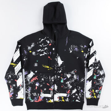 OFF-WHITE Galaxy Brushed Zip Up Hoodie