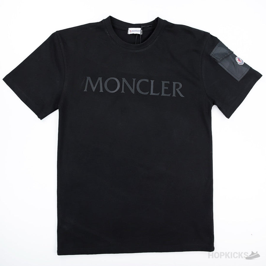 Moncler Laminated Logo Cotton T-Shirt