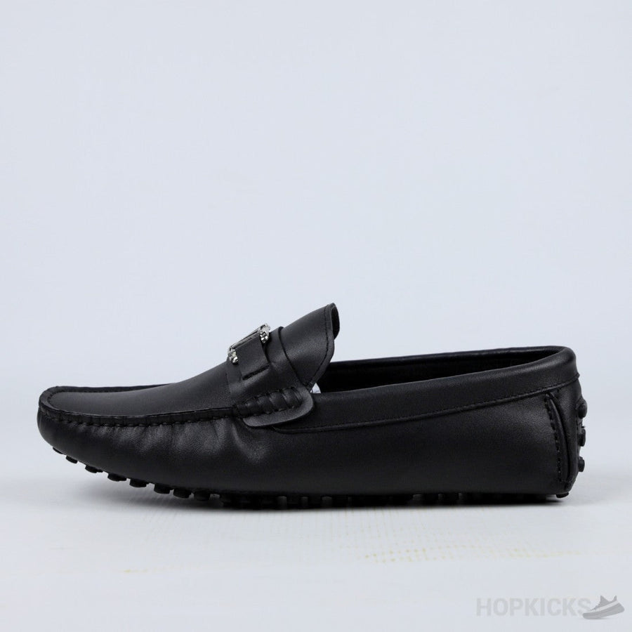 L.V Hockenheim Mocassin Plain Black