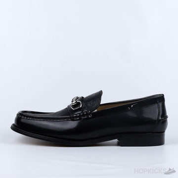 G.U.C.C.I Men's Loafer With Horsebit Black (Dot Perfect)