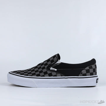 Vans Black Grey Slip-On
