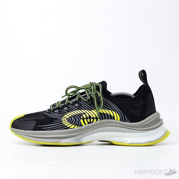 G.U.C.C.I Run Sneakers - Black Yellow (Dot Perfect)
