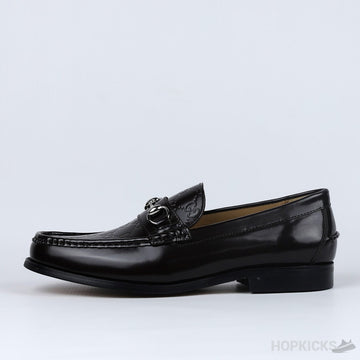 G.U.C.C.I Men's Loafer With Horsebit Brown