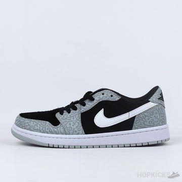 NK Air Jordan 1 Retro Low OG Black Cement