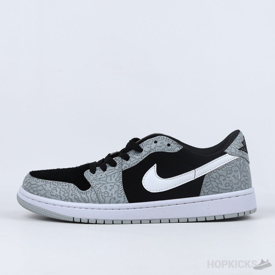 NK Air Jordan 1 Retro Low OG Black Cement