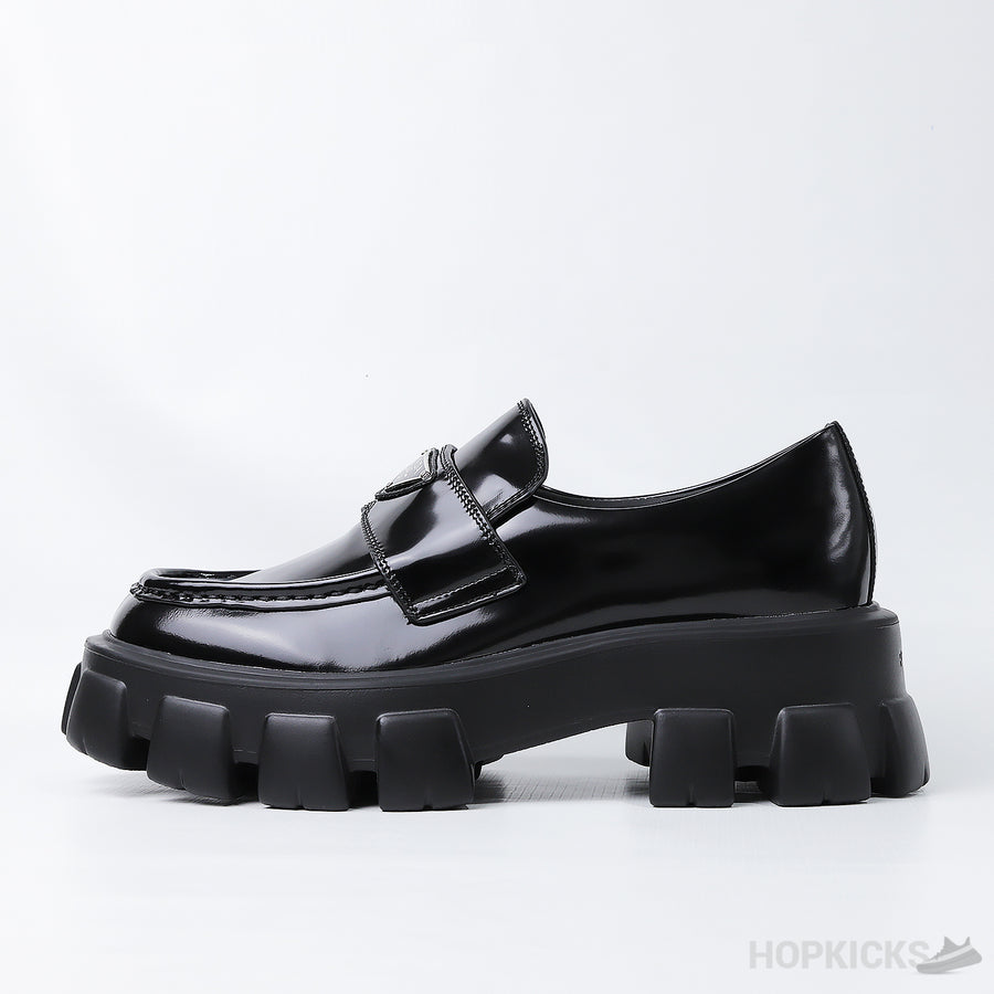 PRD Monolith Black Loafers (Dot Perfect)