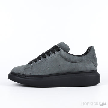 AMQ Oversized Dark Grey Black Suede (Premium Batch)