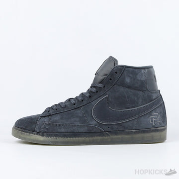 Reigning Champ x NK SB Zoom Blazer Mid Dark Grey Black Reflective