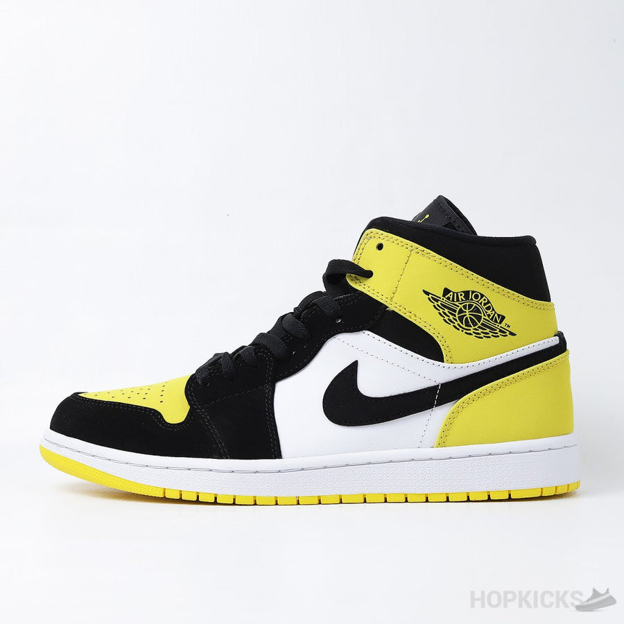 Air Jordan 1 Mid Yellow Toe